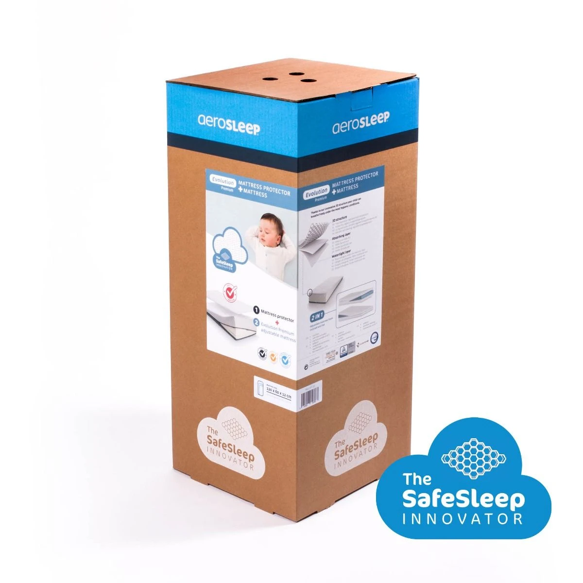Aerosleep Matras Evolution Premium Pack 70 X 140 Cm 8 Aerosleep Matras Evolution Premium Pack 70 X 140 Cm - Afbeelding 7