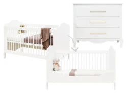 Bopita 2-Delige Meegroeikamer Elena Wit