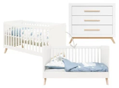 Bopita 2-Delige Meegroeikamer Fenna Wit - Naturel