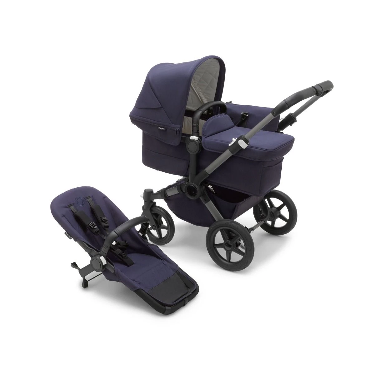 Bugaboo Donkey 5 Classic Graphite - Dark Navy 3 Bugaboo Donkey 5 Classic Graphite - Dark Navy