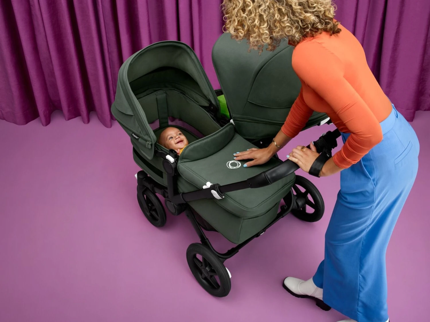 Bugaboo Donkey 5 Duo Black - Forest Green - Forest Green 8 Bugaboo Donkey 5 Duo Black - Forest Green - Forest Green - Afbeelding 6