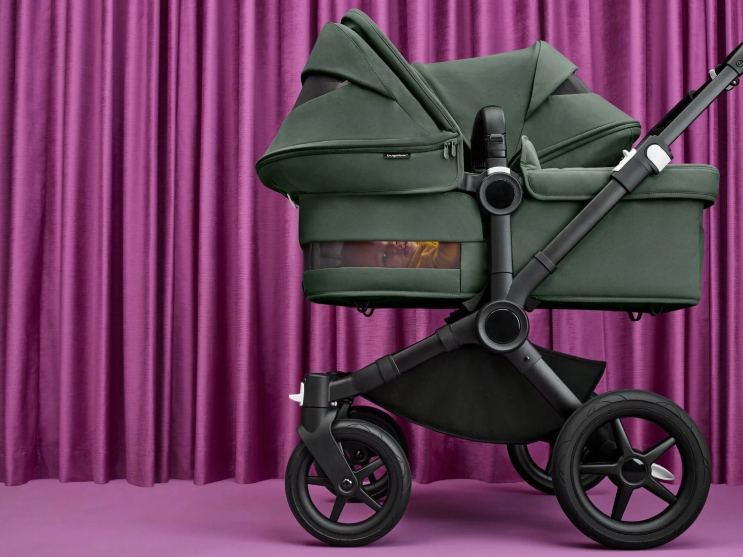 Bugaboo Donkey 5 Duo Black - Forest Green - Forest Green 9 Bugaboo Donkey 5 Duo Black - Forest Green - Forest Green - Afbeelding 7
