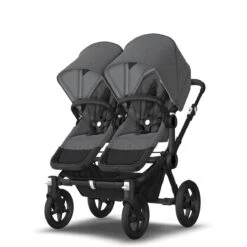 Bugaboo Donkey 5 Duo Black - Grey Melange - Grey Melange -Joolz Verkoop bugaboo donkey 5 duo black grey melange grey melange 11