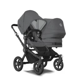 Bugaboo Donkey 5 Duo Black - Grey Melange - Grey Melange