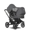 Bugaboo Donkey 5 Duo Travelsystem Black - Grey Melange -Joolz Verkoop bugaboo donkey 5 duo black grey melange grey melange 3 1
