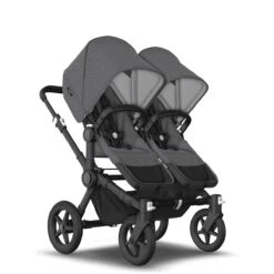 Bugaboo Donkey 5 Duo Black - Grey Melange - Grey Melange -Joolz Verkoop bugaboo donkey 5 duo black grey melange grey melange 9