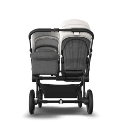 Bugaboo Donkey 5 Duo Black - Grey Melange - Misty White -Joolz Verkoop bugaboo donkey 5 duo black grey melange misty white 4