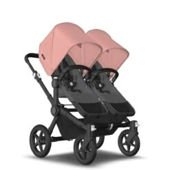 Bugaboo Donkey 5 Duo Black - Grey Melange- Morning Pink -Joolz Verkoop bugaboo donkey 5 duo black grey melange morning pink 12