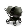 Bugaboo Donkey 5 Duo Black- Midnight Black - Forest Green 1 Bugaboo Donkey 5 Duo Black- Midnight Black - Forest Green -Joolz Verkoop bugaboo donkey 5 duo black midnight black forest green