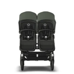 Bugaboo Donkey 5 Duo Black- Midnight Black - Forest Green -Joolz Verkoop bugaboo donkey 5 duo black midnight black forest green 4