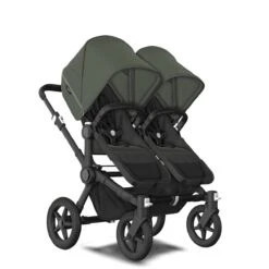 Bugaboo Donkey 5 Duo Black- Midnight Black - Forest Green -Joolz Verkoop bugaboo donkey 5 duo black midnight black forest green 8