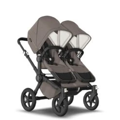 Bugaboo Donkey 5 Duo Essential Bundel - Black - Mineral Taupe -Joolz Verkoop bugaboo donkey 5 duo black mineral taupe 4 1