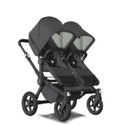 Bugaboo Donkey 5 Duo Black - Mineral Washed Black -Joolz Verkoop bugaboo donkey 5 duo black mineral washed black 1