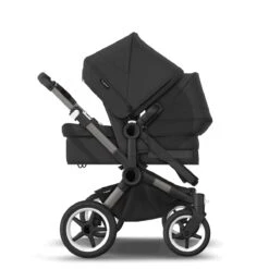 Bugaboo Donkey 5 Duo Essential Bundel - Graphite - Midnight Black -Joolz Verkoop bugaboo donkey 5 duo graphite black midnight black side seat