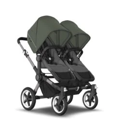 Bugaboo Donkey 5 Duo Graphite - Grey Melange - Forest Green -Joolz Verkoop bugaboo donkey 5 duo graphite grey melange forest green 11