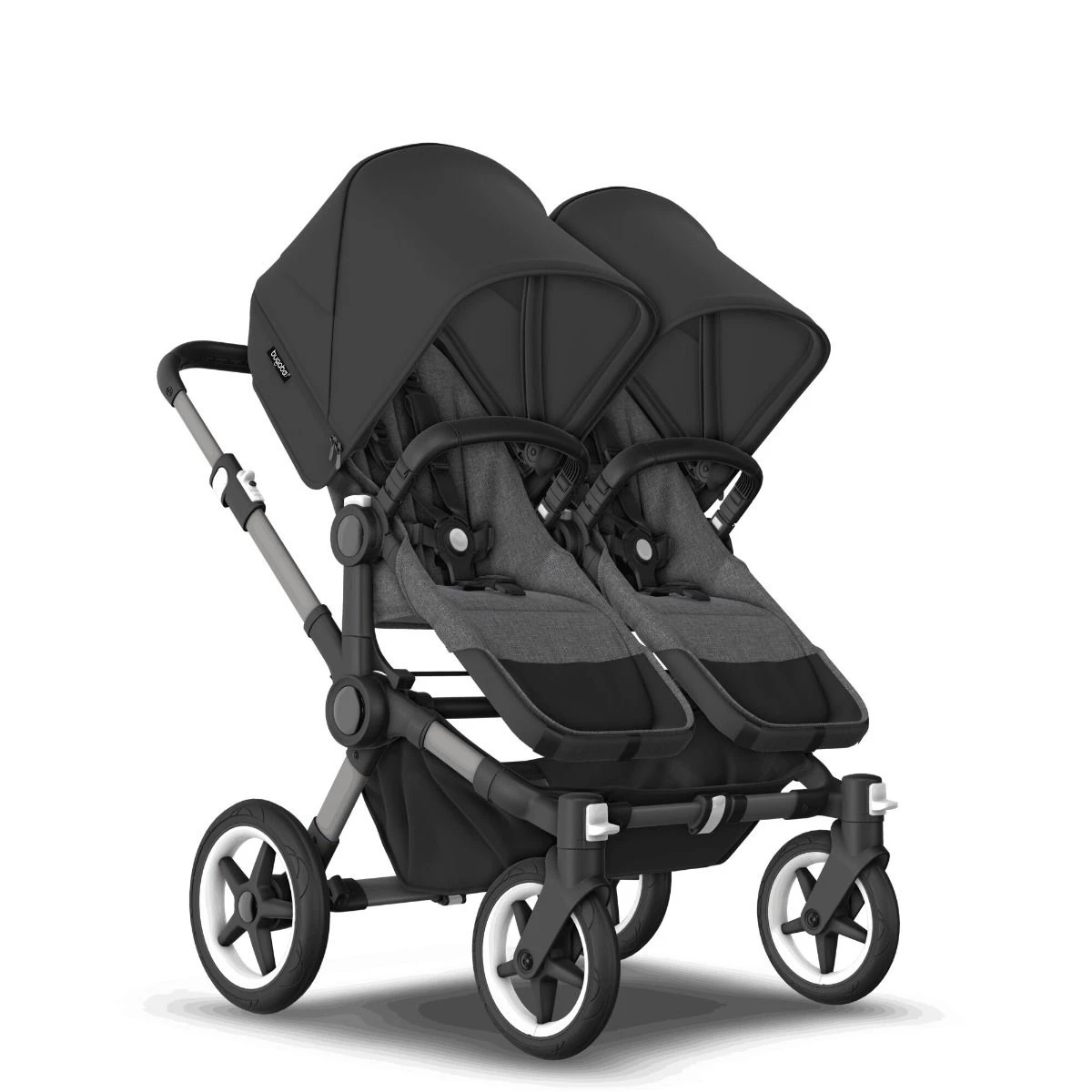 Bugaboo Donkey 5 Duo Graphite - Grey Melange - Midnight Black 11 Bugaboo Donkey 5 Duo Graphite - Grey Melange - Midnight Black - Afbeelding 9