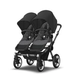 Bugaboo Donkey 5 Duo Graphite - Grey Melange - Midnight Black 22 Bugaboo Donkey 5 Duo Graphite - Grey Melange - Midnight Black -Joolz Verkoop bugaboo donkey 5 duo graphite grey melange midnight black 15