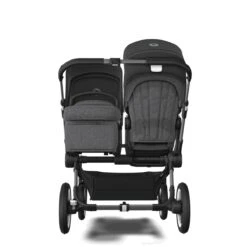 Bugaboo Donkey 5 Duo Graphite - Grey Melange - Midnight Black 17 Bugaboo Donkey 5 Duo Graphite - Grey Melange - Midnight Black -Joolz Verkoop bugaboo donkey 5 duo graphite grey melange midnight black 5