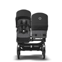 Bugaboo Donkey 5 Duo Graphite - Grey Melange - Midnight Black 18 Bugaboo Donkey 5 Duo Graphite - Grey Melange - Midnight Black -Joolz Verkoop bugaboo donkey 5 duo graphite grey melange midnight black 9