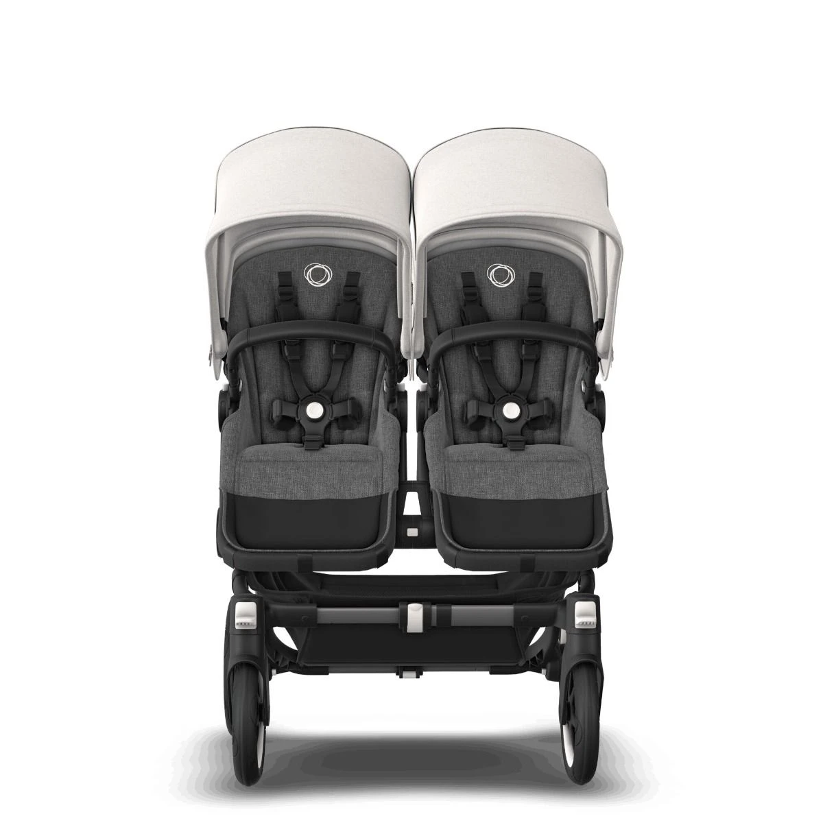 Bugaboo Donkey 5 Duo Graphite - Grey Melange - Misty White 12 Bugaboo Donkey 5 Duo Graphite - Grey Melange - Misty White - Afbeelding 10
