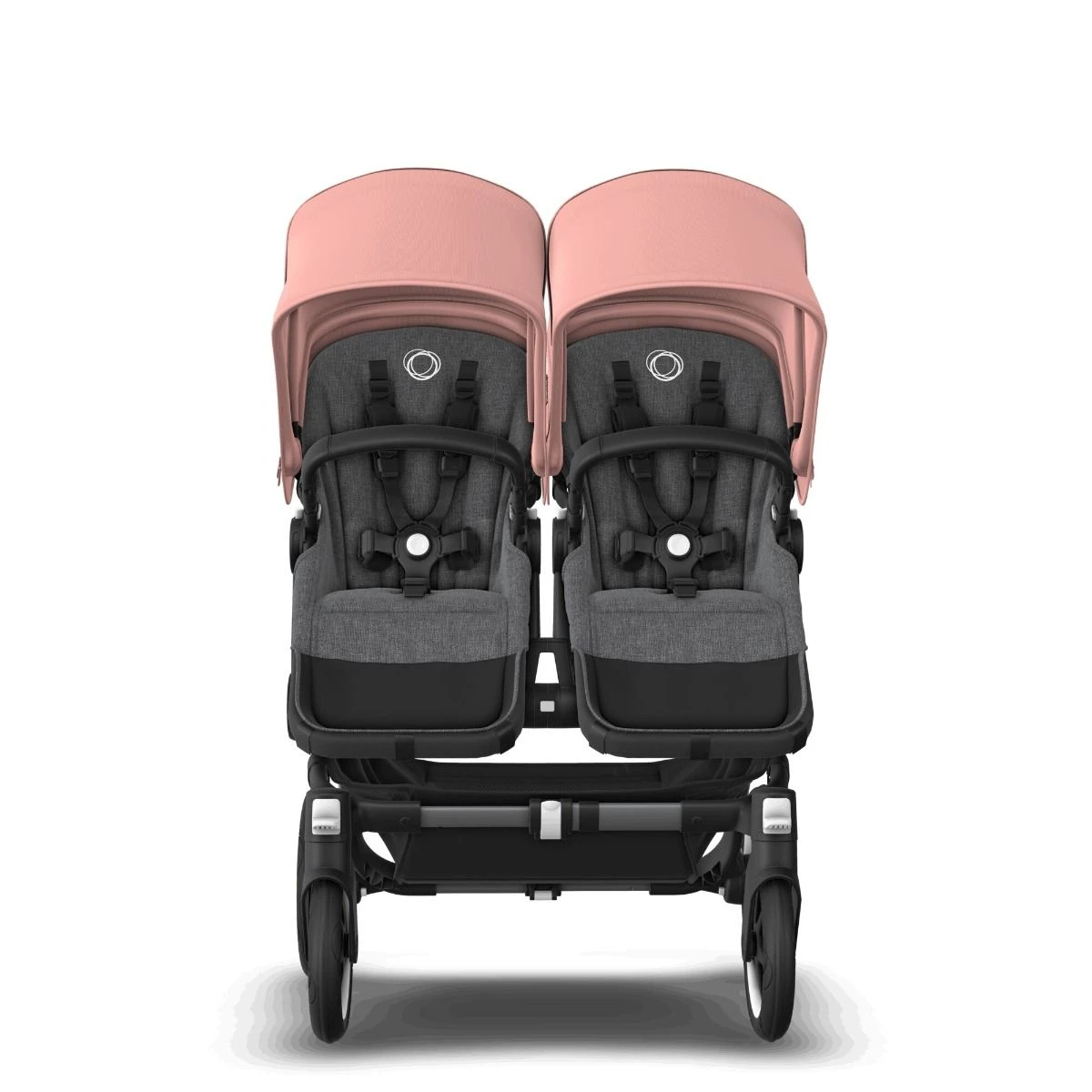 Bugaboo Donkey 5 Duo Graphite - Grey Melange- Morning Pink 11 Bugaboo Donkey 5 Duo Graphite - Grey Melange- Morning Pink - Afbeelding 9