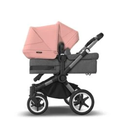 Bugaboo Donkey 5 Duo Graphite - Grey Melange- Morning Pink 16 Bugaboo Donkey 5 Duo Graphite - Grey Melange- Morning Pink -Joolz Verkoop bugaboo donkey 5 duo graphite grey melange morning pink 3