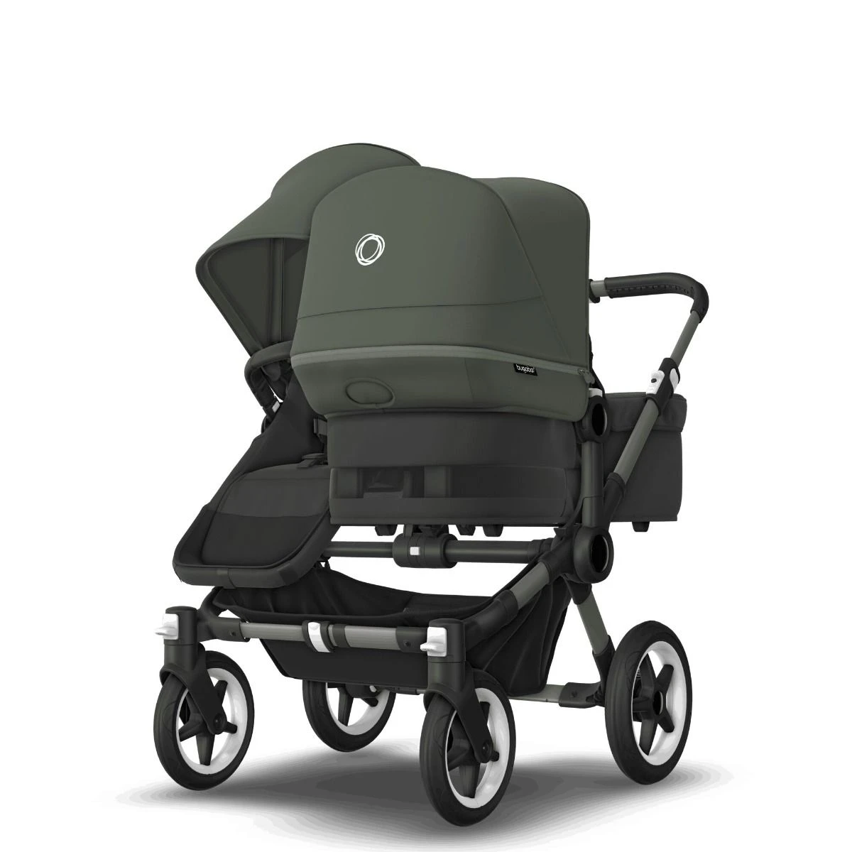 Bugaboo Donkey 5 Duo Graphite - Midnight Black - Forest Green 4 Bugaboo Donkey 5 Duo Graphite - Midnight Black - Forest Green - Afbeelding 2