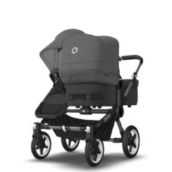 Bugaboo Donkey 5 Duo Graphite - Midnight Black - Grey Melange -Joolz Verkoop bugaboo donkey 5 duo graphite midnight black grey melange 3