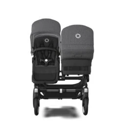 Bugaboo Donkey 5 Duo Graphite - Midnight Black - Grey Melange -Joolz Verkoop bugaboo donkey 5 duo graphite midnight black grey melange 4