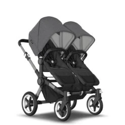 Bugaboo Donkey 5 Duo Graphite - Midnight Black - Grey Melange -Joolz Verkoop bugaboo donkey 5 duo graphite midnight black grey melange 7