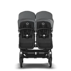 Bugaboo Donkey 5 Duo Graphite - Midnight Black - Grey Melange -Joolz Verkoop bugaboo donkey 5 duo graphite midnight black grey melange 9