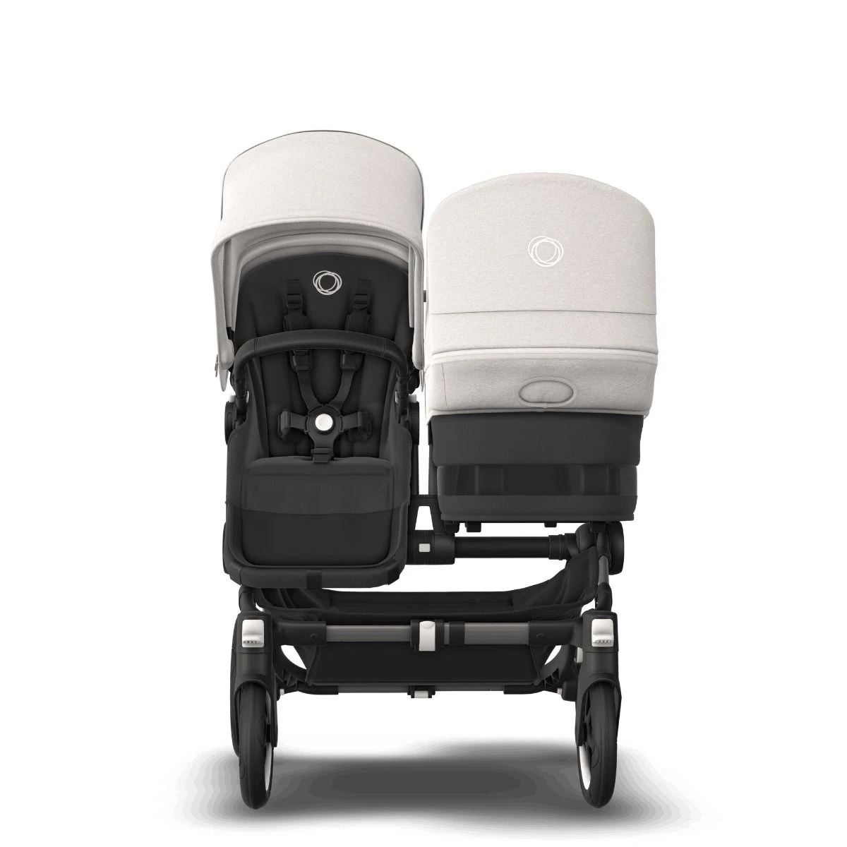 Bugaboo Donkey 5 Duo Graphite - Midnight Black - Misty White 8 Bugaboo Donkey 5 Duo Graphite - Midnight Black - Misty White - Afbeelding 6