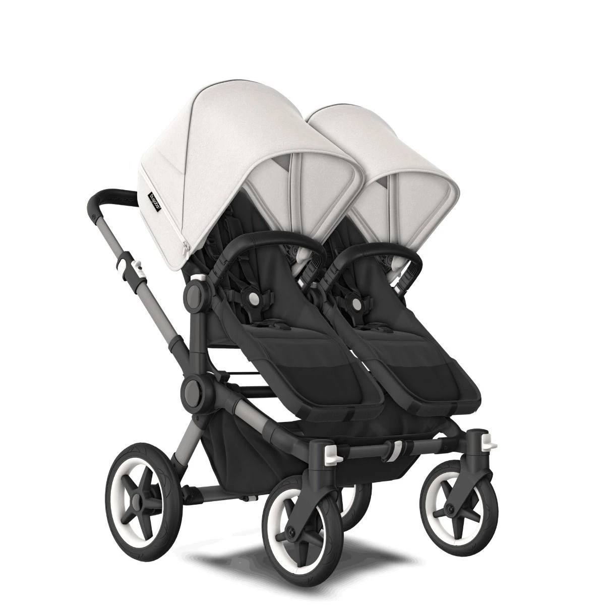 Bugaboo Donkey 5 Duo Graphite - Midnight Black - Misty White 9 Bugaboo Donkey 5 Duo Graphite - Midnight Black - Misty White - Afbeelding 7