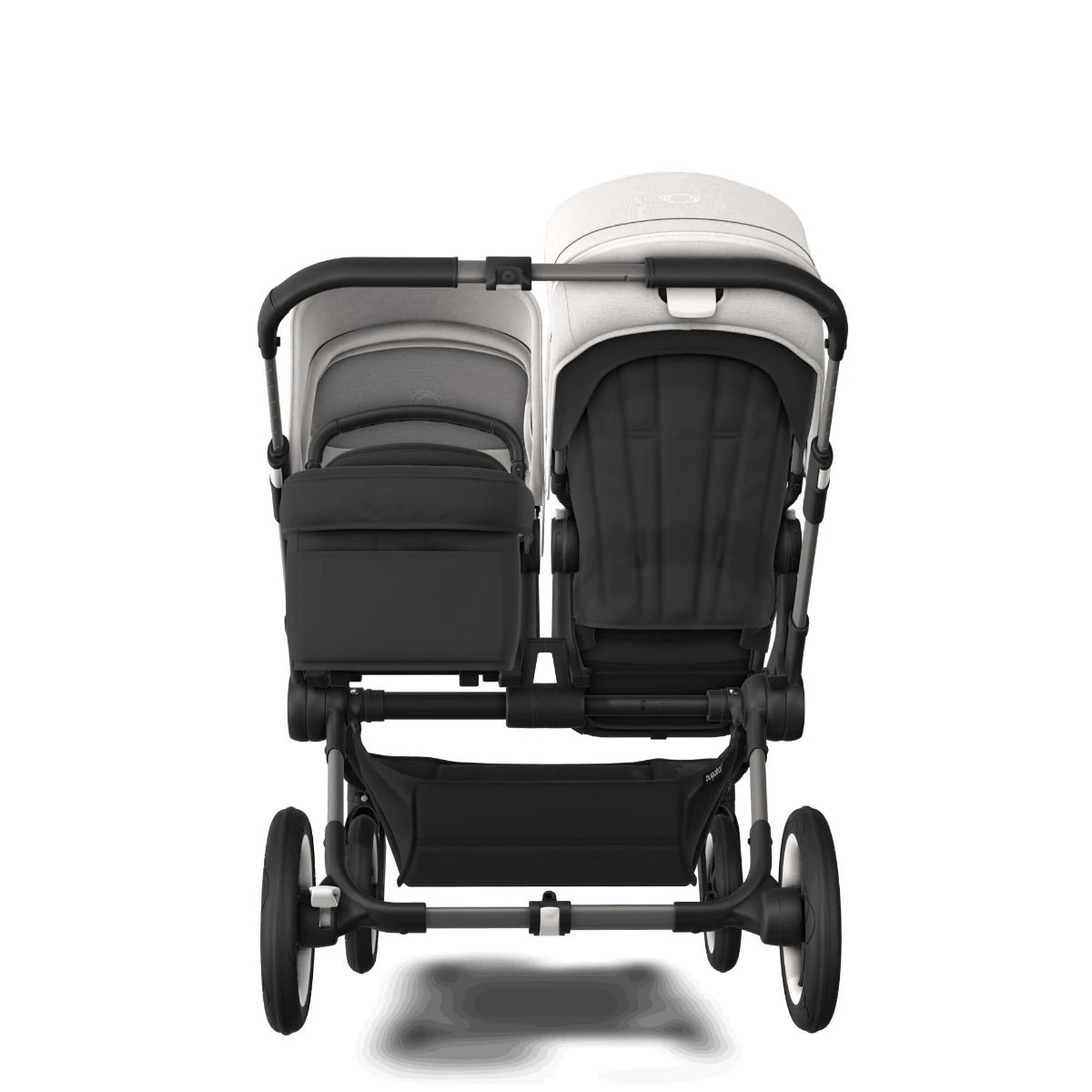 Bugaboo Donkey 5 Duo Graphite - Midnight Black - Misty White 7 Bugaboo Donkey 5 Duo Graphite - Midnight Black - Misty White - Afbeelding 5