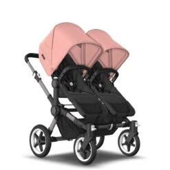 Bugaboo Donkey 5 Duo Graphite - Midnight Black - Morning Pink -Joolz Verkoop bugaboo donkey 5 duo graphite midnight black morning pink 11