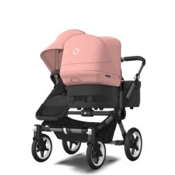 Bugaboo Donkey 5 Duo Graphite - Midnight Black - Morning Pink -Joolz Verkoop bugaboo donkey 5 duo graphite midnight black morning pink 2