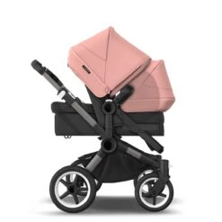 Bugaboo Donkey 5 Duo Graphite - Midnight Black - Morning Pink -Joolz Verkoop bugaboo donkey 5 duo graphite midnight black morning pink 6