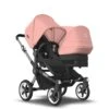 Bugaboo Donkey 5 Duo Graphite - Midnight Black - Morning Pink 1 Bugaboo Donkey 5 Duo Graphite - Midnight Black - Morning Pink -Joolz Verkoop bugaboo donkey 5 duo graphite midnight black morning pink 8