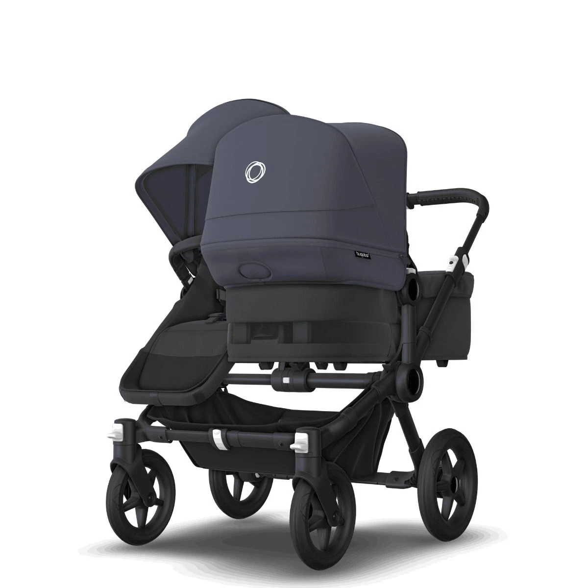 Bugaboo Donkey 5 Duo Black - Midnight Black - Stormy Blue 5 Bugaboo Donkey 5 Duo Black - Midnight Black - Stormy Blue - Afbeelding 3