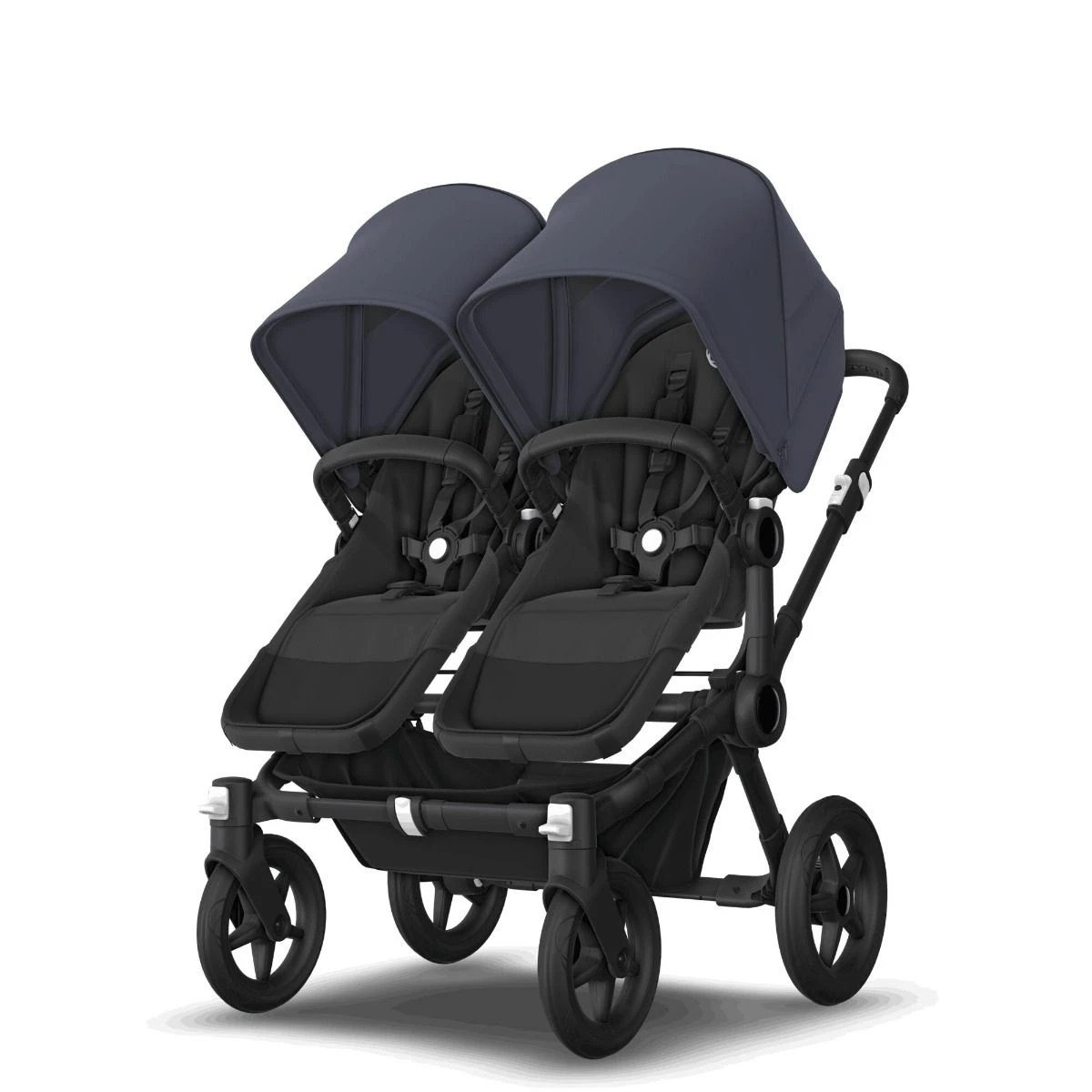 Bugaboo Donkey 5 Duo Black - Midnight Black - Stormy Blue 8 Bugaboo Donkey 5 Duo Black - Midnight Black - Stormy Blue - Afbeelding 6