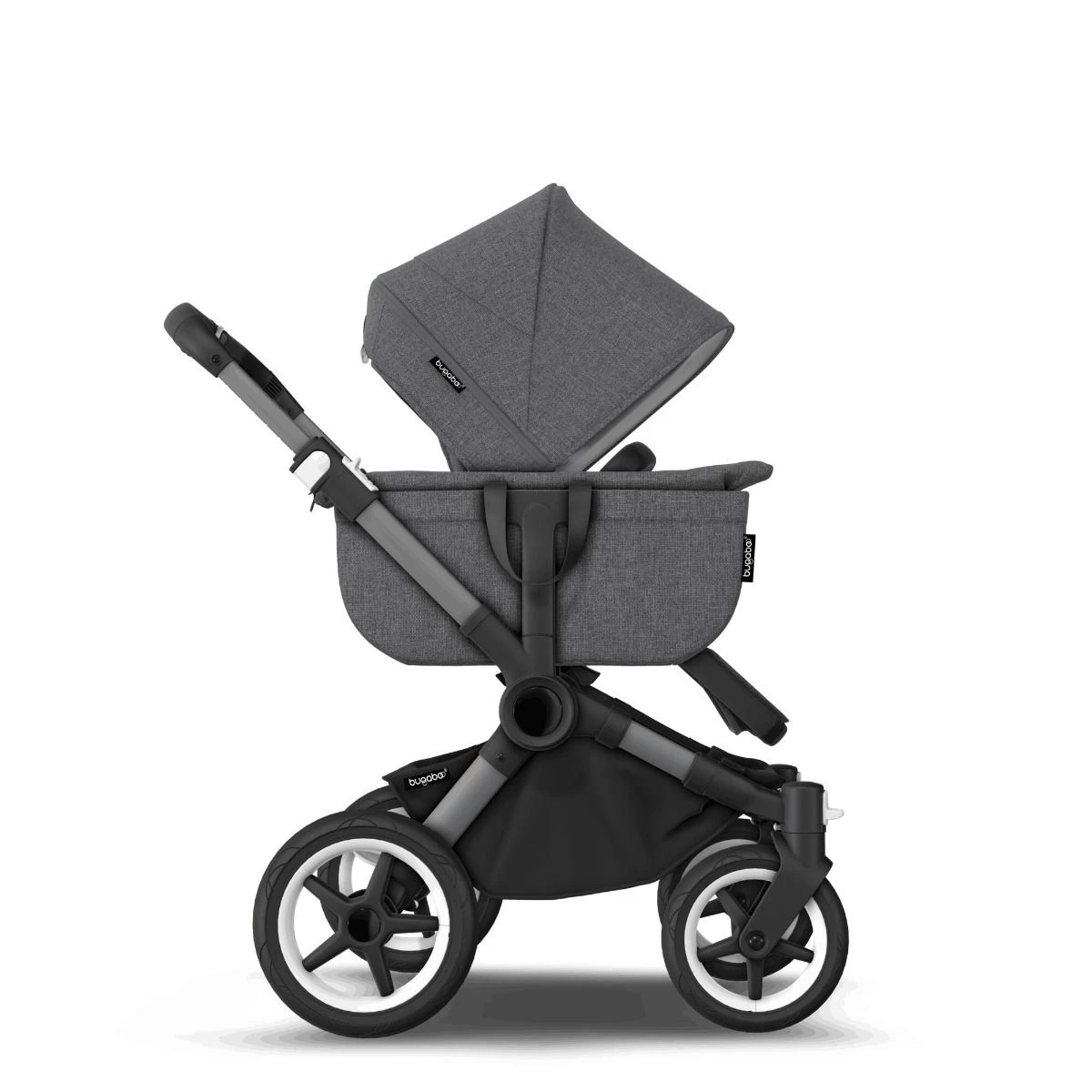 Bugaboo Donkey 5 Graphite - Grey Melange - Grey Melange 12 Bugaboo Donkey 5 Graphite - Grey Melange - Grey Melange - Afbeelding 10