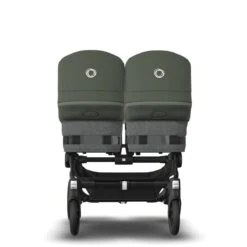 Bugaboo Donkey 5 Twin Black - Grey Melange -Forest Green 14 Bugaboo Donkey 5 Twin Black - Grey Melange -Forest Green -Joolz Verkoop bugaboo donkey 5 twin black grey melange forest green 2