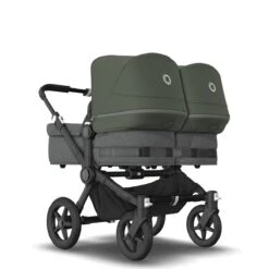 Bugaboo Donkey 5 Twin Black - Grey Melange -Forest Green 15 Bugaboo Donkey 5 Twin Black - Grey Melange -Forest Green -Joolz Verkoop bugaboo donkey 5 twin black grey melange forest green 4