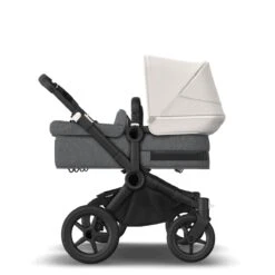 Bugaboo Donkey 5 Twin Black - Grey Melange -Misty White -Joolz Verkoop bugaboo donkey 5 twin black grey melange misty white 3