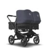 Bugaboo Donkey 5 Twin Black - Midnight Black - Stormy Blue -Joolz Verkoop bugaboo donkey 5 twin black midnight black stormy blue 10