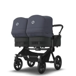 Bugaboo Donkey 5 Twin Black - Midnight Black - Stormy Blue -Joolz Verkoop bugaboo donkey 5 twin black midnight black stormy blue