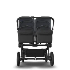 Bugaboo Donkey 5 Twin Black - Midnight Black - Stormy Blue -Joolz Verkoop bugaboo donkey 5 twin black midnight black stormy blue 9 2