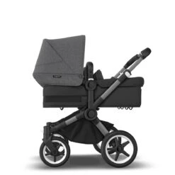 Bugaboo Donkey 5 Twin Graphite - Midnight Black - Grey Melange -Joolz Verkoop bugaboo donkey 5 twin graphite black grey melange 6
