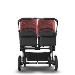 Bugaboo Donkey 5 Twin Graphite - Midnight Black - Sunrise Red -Joolz Verkoop bugaboo donkey 5 twin graphite black sunrise red 1