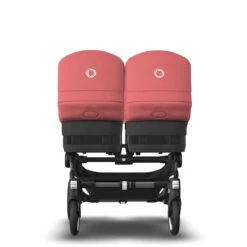 Bugaboo Donkey 5 Twin Graphite - Midnight Black - Sunrise Red -Joolz Verkoop bugaboo donkey 5 twin graphite black sunrise red 2